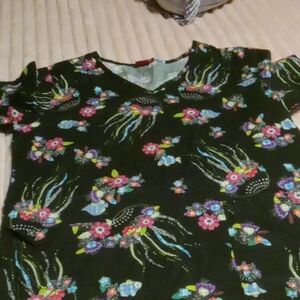 Dickies Scrub Top Size Small Jellyfish